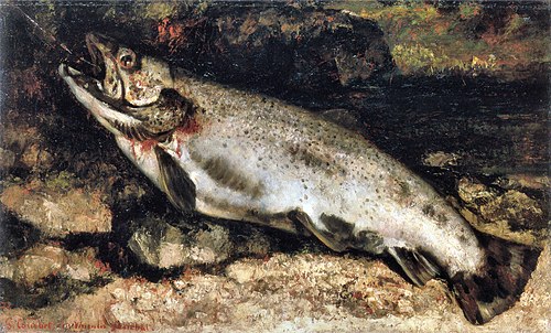 La Truite, 1872, Gustave Courbet
