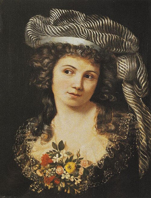 Portrait de femme, , Gustave Courbet