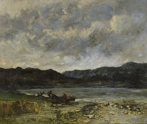 Lac près de Saint-Point, 1872, Gustave Courbet