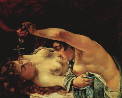 Le Réveil, 1866, Gustave Courbet