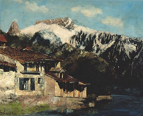 La Dent de Jaman, 1874, Gustave Courbet