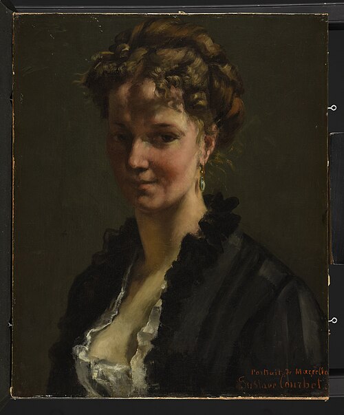 The sculptor Marcello (Duchess of Castiglione-Colonna), 1870, Gustave Courbet
