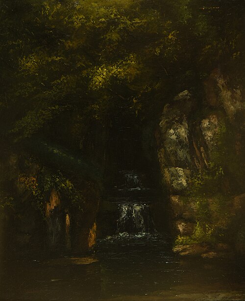 Paysage sans ciel, 1850, Gustave Courbet