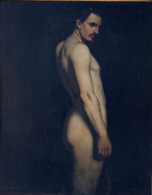Étude de nu, 1842, Gustave Courbet