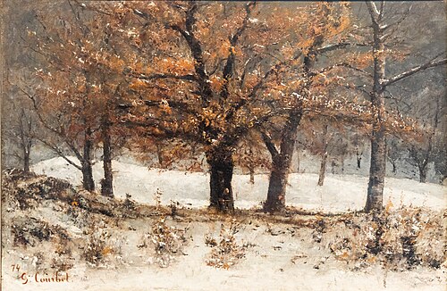Vue du Parc des Crêtes au-dessus de Clarens, 1874, Gustave Courbet
