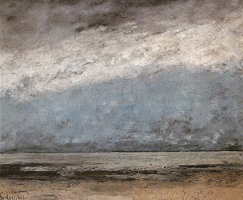 La mer près de Trouville, 1865, Gustave Courbet