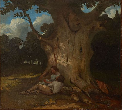 Le Gros Chêne, 1843, Gustave Courbet