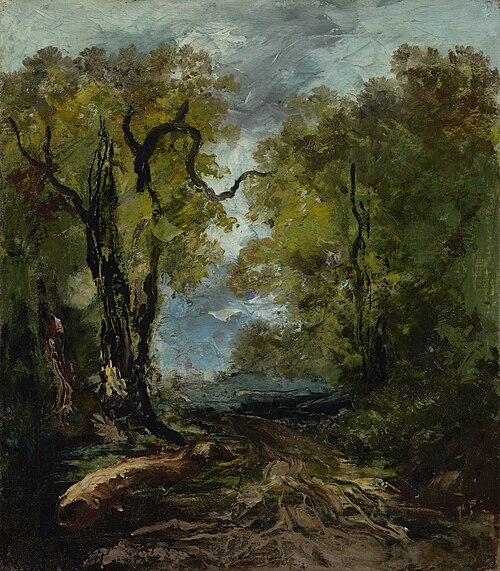 By the lake, 1861, Gustave Courbet
