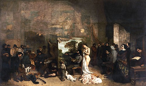 L'Atelier du peintre, 1850, Gustave Courbet