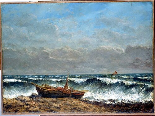 La Vague, 1870, Gustave Courbet
