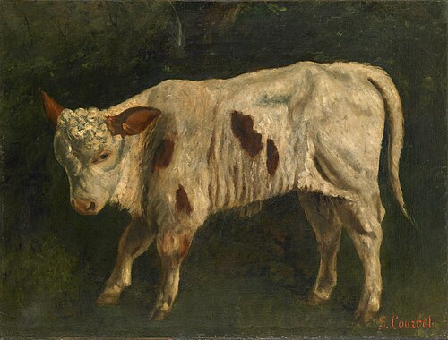 Le Veau blanc, 1873, Gustave Courbet