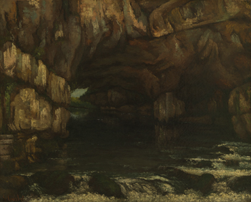 The sources of the Loue, 1864, Gustave Courbet