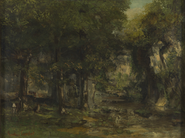 La remise des chevreuils au ruisseau de Plaisir-Fontaine, 1865, Gustave Courbet