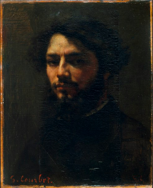 Autoportrait, 1850, Gustave Courbet