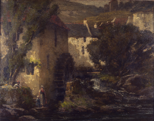 Le Moulin à eau, 1864, Gustave Courbet