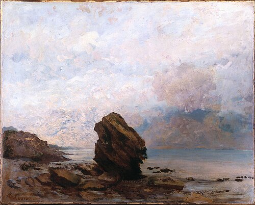 Le Rocher isolé, 1862, Gustave Courbet