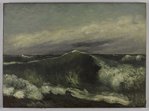 La Vague, 1869, Gustave Courbet