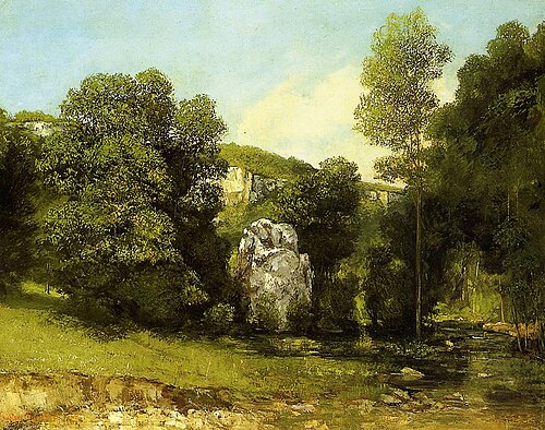 Le ruisseau de la Brême, 1865, Gustave Courbet