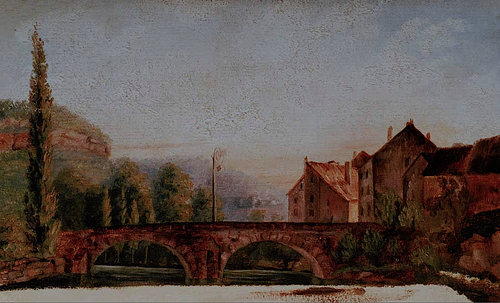Le Pont de Nahin, 1839, Gustave Courbet