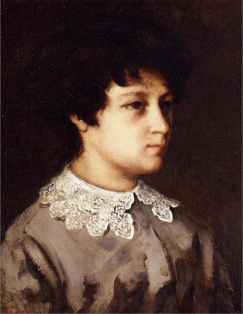 Portrait of a Girl from Salins, 1860, Gustave Courbet