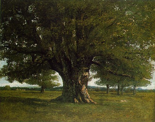 The Oak at Flagey, 1864, Gustave Courbet