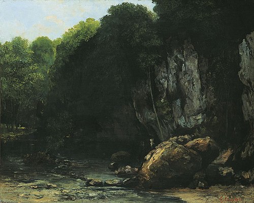 Le Ruisseau du Puits-Noir, 1865, Gustave Courbet