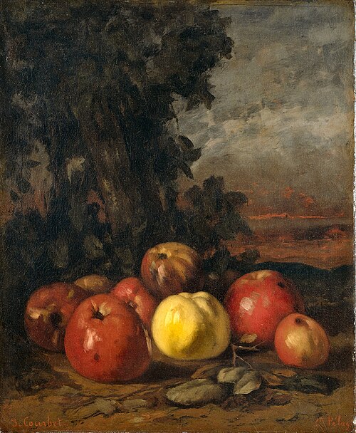Apples, 1872, Gustave Courbet
