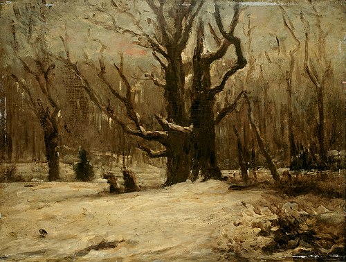 Winter Landscape, 1850, Gustave Courbet