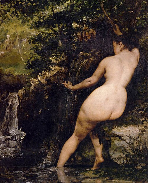 La Source, 1868, Gustave Courbet