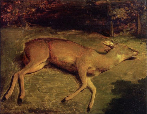 Biche morte, 1857, Gustave Courbet