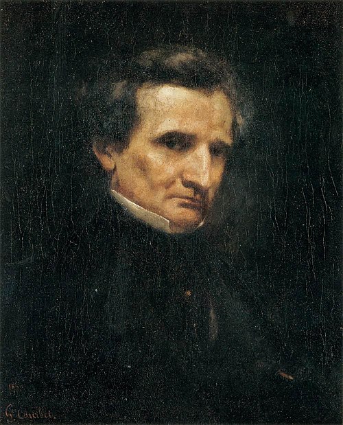 Hector Berlioz, 1850, Gustave Courbet