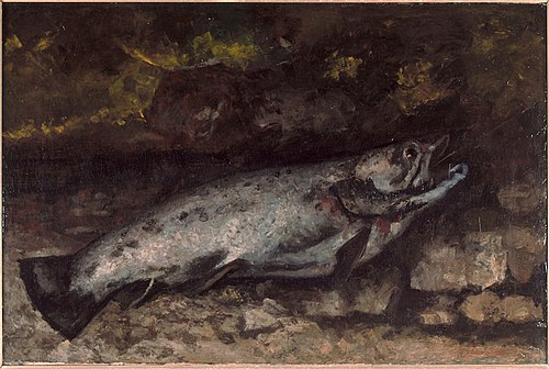 Trout, 1873, Gustave Courbet