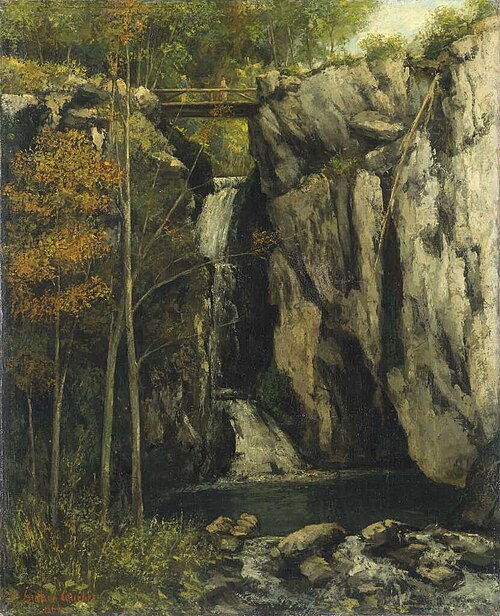Le Gour de Conche, 1864, Gustave Courbet