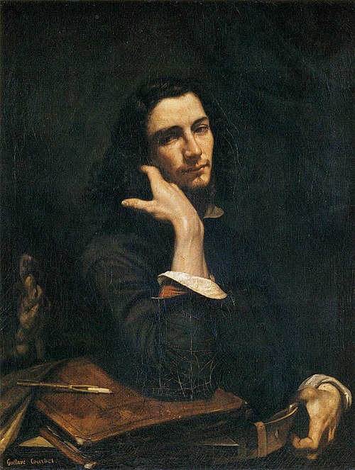 Man with Leather Belt. Self portrait, 1845, Gustave Courbet