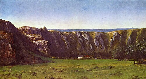 Rock of ten hours, 1855, Gustave Courbet