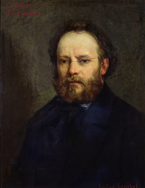 Pierre-Joseph Proudhon, 1865, Gustave Courbet