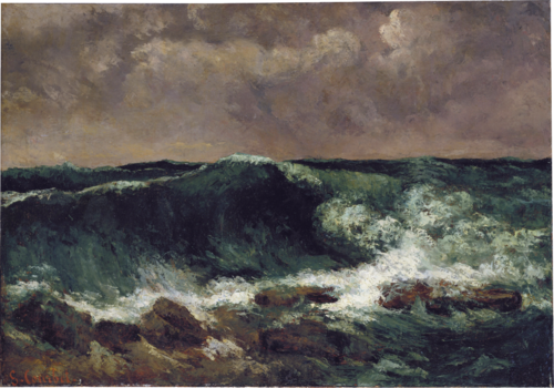 La Vague, 1869, Gustave Courbet