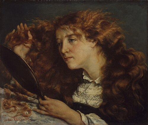 Jo, la belle Irlandaise, 1865, Gustave Courbet