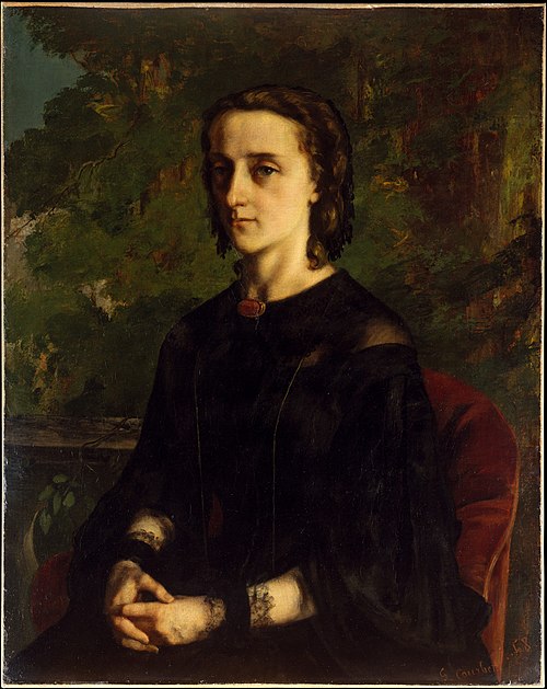 Madame Frederic Breyer, 1858, Gustave Courbet