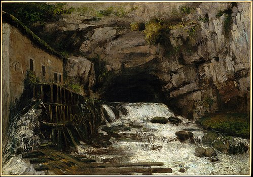 The Source of the Loue, 1864, Gustave Courbet