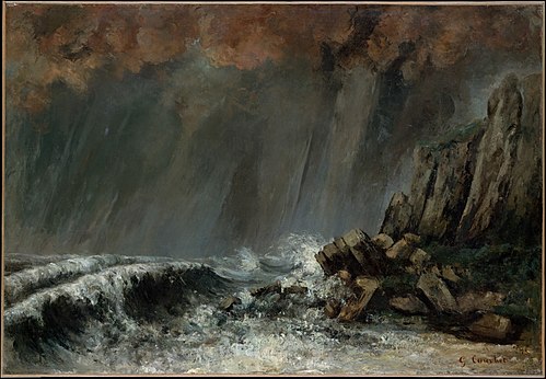 Marine: The Waterspout, 1870, Gustave Courbet