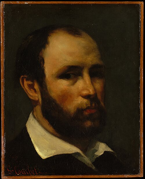Portrait d'un homme, 1862, Gustave Courbet