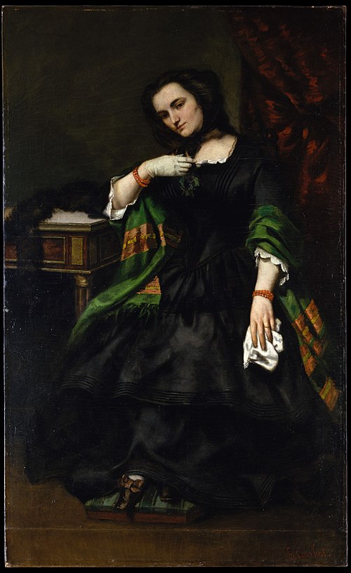 Madame Auguste Cuoq, 1852, Gustave Courbet