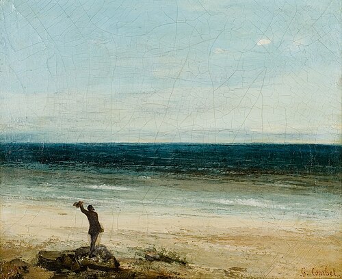 Le Bord de mer à Palavas, 1854, Gustave Courbet
