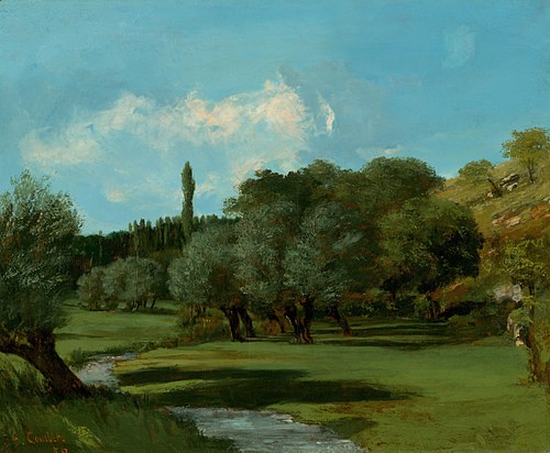 La Bretonnerie in the Department of Indre, 1856, Gustave Courbet