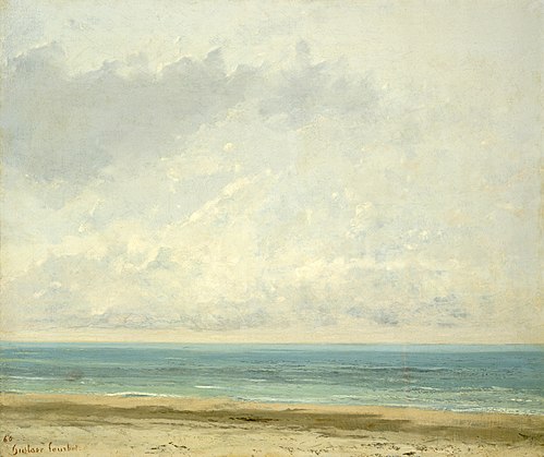 Calm Sea, 1866, Gustave Courbet
