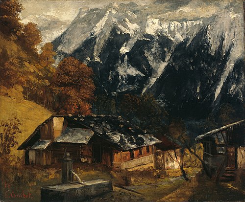 An Alpine Scene, 1874, Gustave Courbet