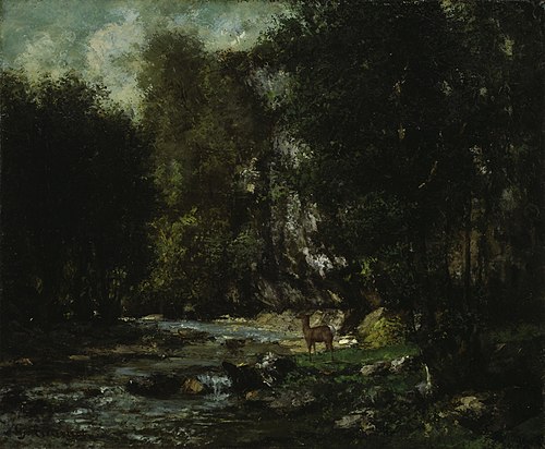 Le ruisseau du Puits-Noir, 1855, Gustave Courbet