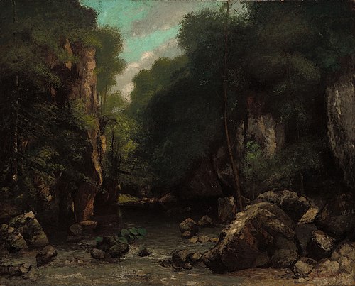 La Vallée de Puits-Noir, 1868, Gustave Courbet