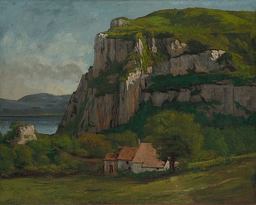 Les Roches de Hautepierre, 1869, Gustave Courbet